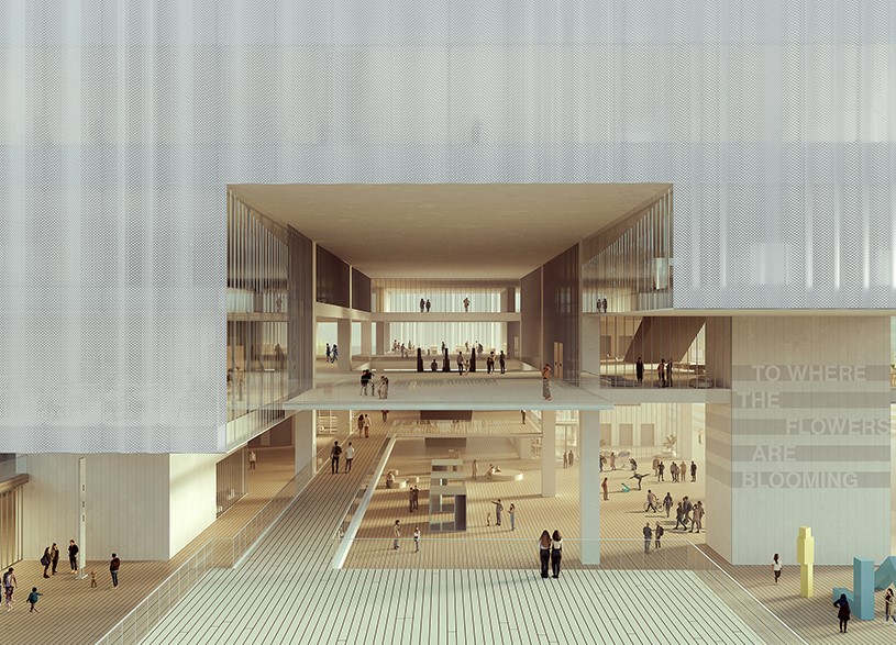 floating gwangju biennale exhibition hall hosts dynamic outdoor installations in korea - 14674